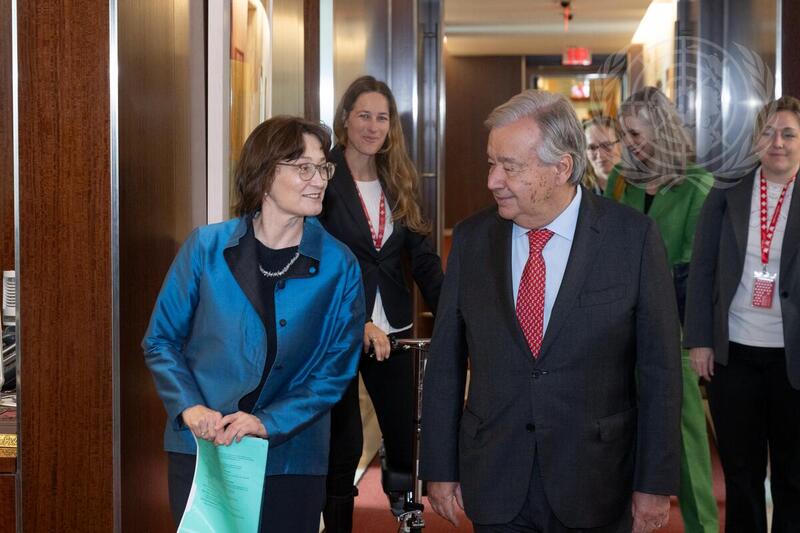 Secretary-General Meets with President of Security Council for October