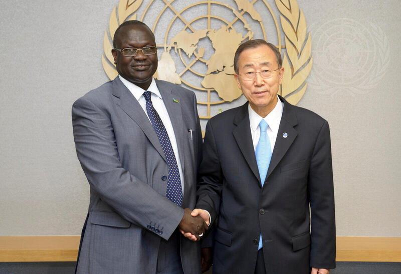 Secretary-General Meets South Sudan Vice President