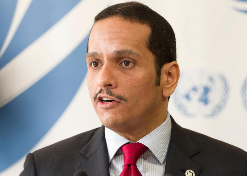 Press Conference by Foreign Minister of Qatar
