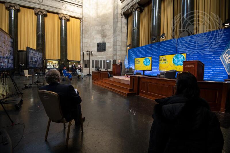 Secretary-General Holds "State of the Planet" Lecture at Columbia University