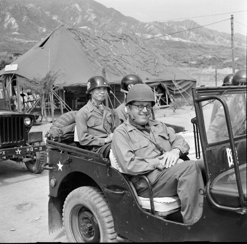 UNCURK Delegate Tours Korean Army