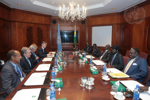 Secretary-General Meets President of South Sudan