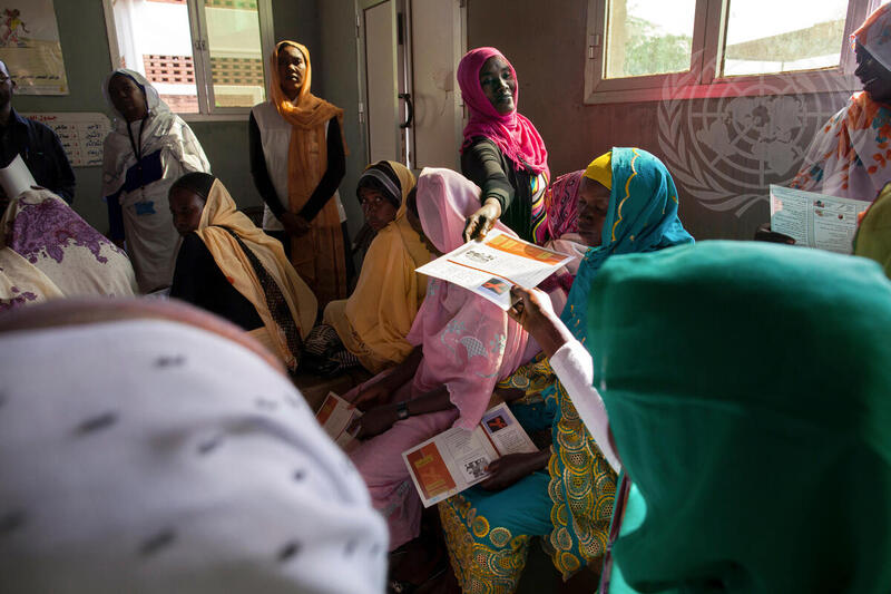 UNAMID Conducts Information Session on HIV/AIDS at Women's Hospital