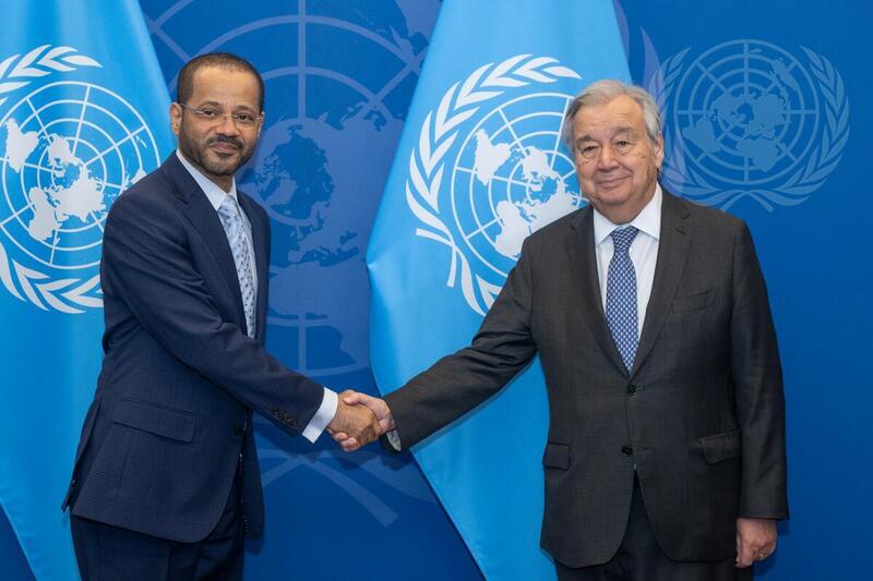 Secretary-General Meets with Foreign Minister of Oman