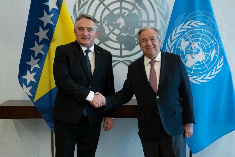 Secretary-General Meets with Chairman of Presidency of Bosnia and Herzegovina