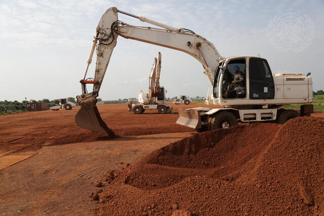 Road Construction from Mangella to Bor, South Sudan