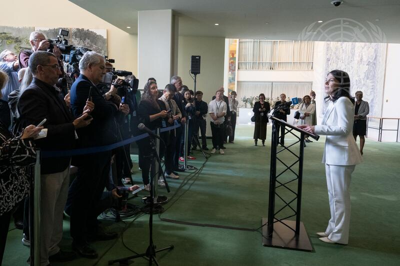 President-elect of 80th session of UN General Assembly Briefs Press