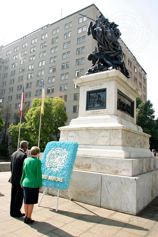 Secretary-General Visits Santiago, Chile