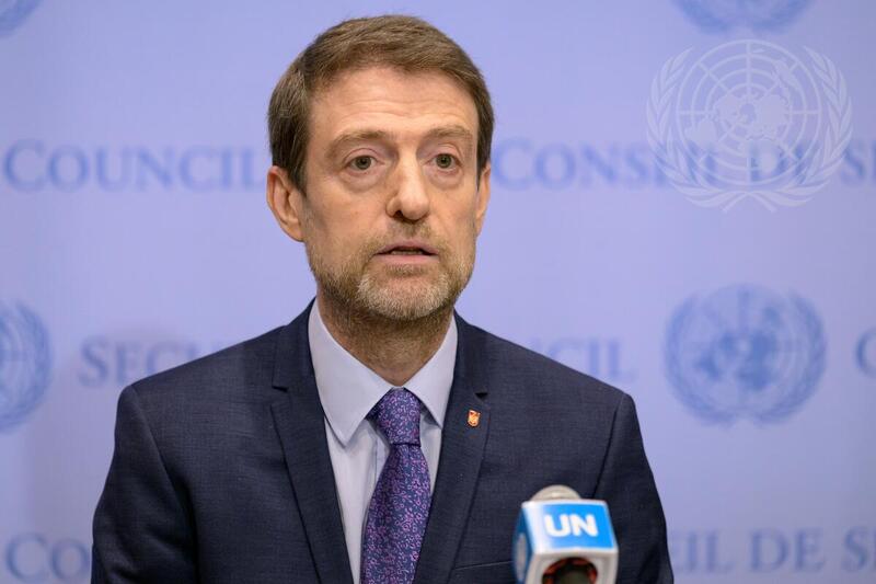 Representative of Albania Reads Statement on Georgia
