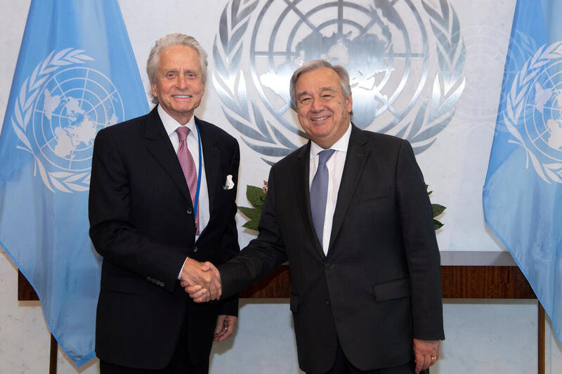Secretary General Meets UN Messenger of Peace