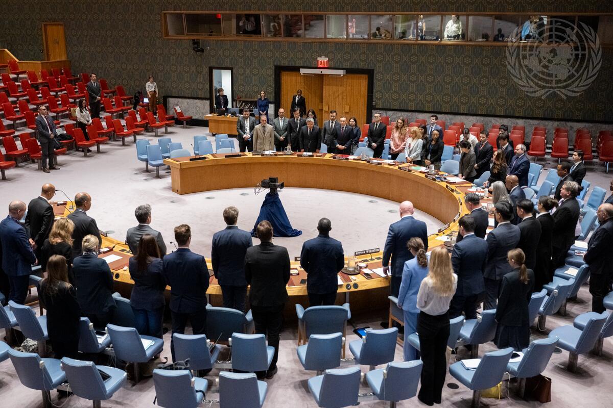 Security Council Observe Moment of Silence for President and Foreign Minister of Iran
