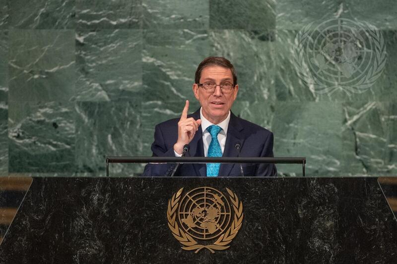 Foreign Minister of Cuba Addresses General Assembly Debate
