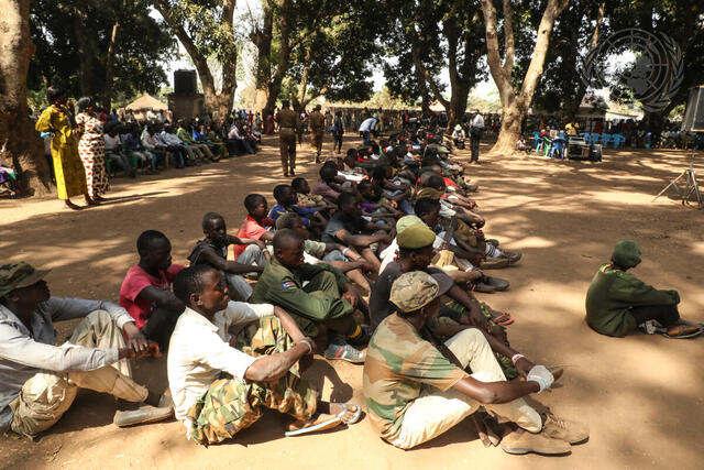 UNMISS Welcomes Release of Hundreds of Former Child Soldiers in Yambio