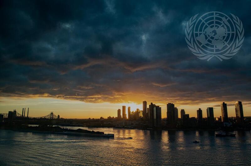 Scene at UN Headquarters during 76th General Assembly