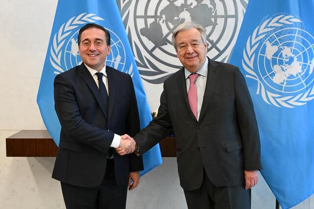 Secretary-General Meets Minister for Foreign Affairs of Spain