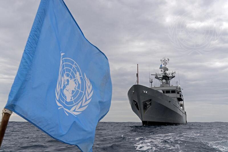 UNIFIL Maritime Task Force Fleet Conducts Exercise outside Port of Beirut