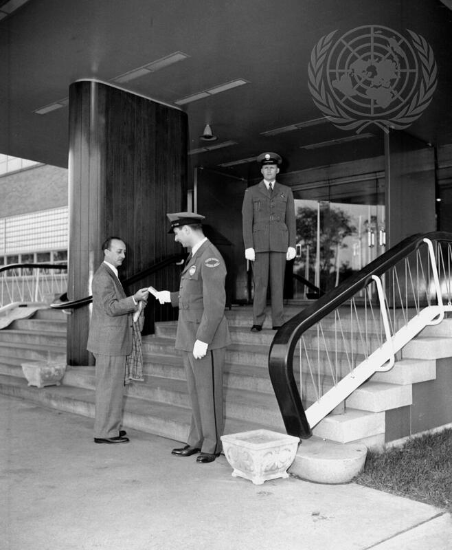 United Nations Security Officers at Lake Success | UN Photo