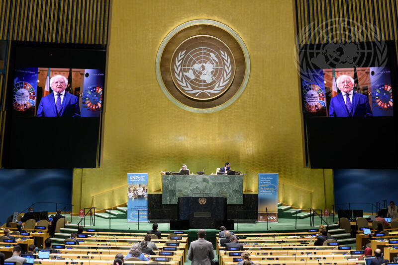 General Assembly Holds High-level Meeting to Commemorate 75th Anniversary of United Nations