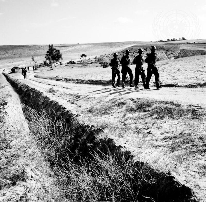 UNEF Troops from India on Patrol