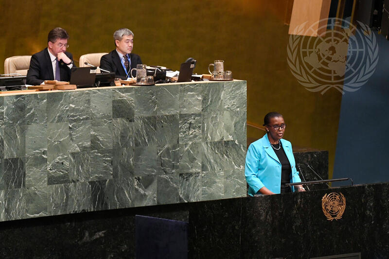 Permanent Representative of Rwanda Addresses General Assembly