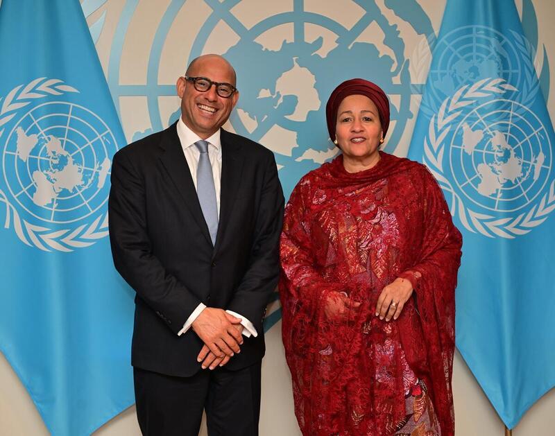 Deputy Secretary-General Meets UNFCCC Executive Secretary