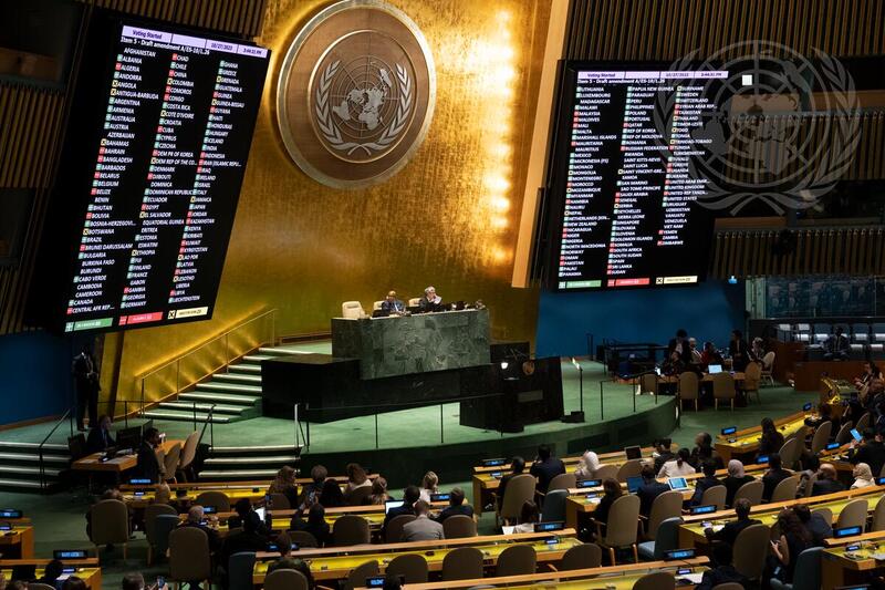 General Assembly Fails to Adopt Amendment to Resolution on Protection of Civilians and Upholding Legal and Humanitarian Obligations in Gaza