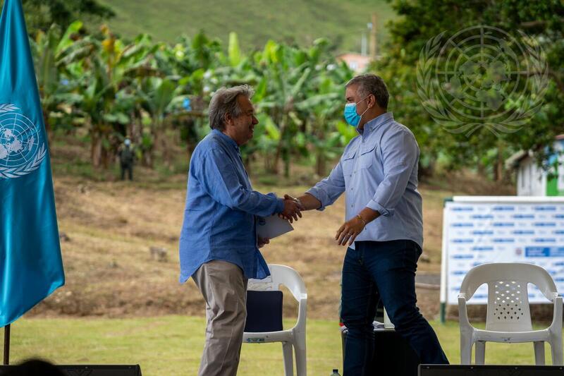 Secretary-General Visits Colombia on Fifth Anniversary of Final Peace Agreement