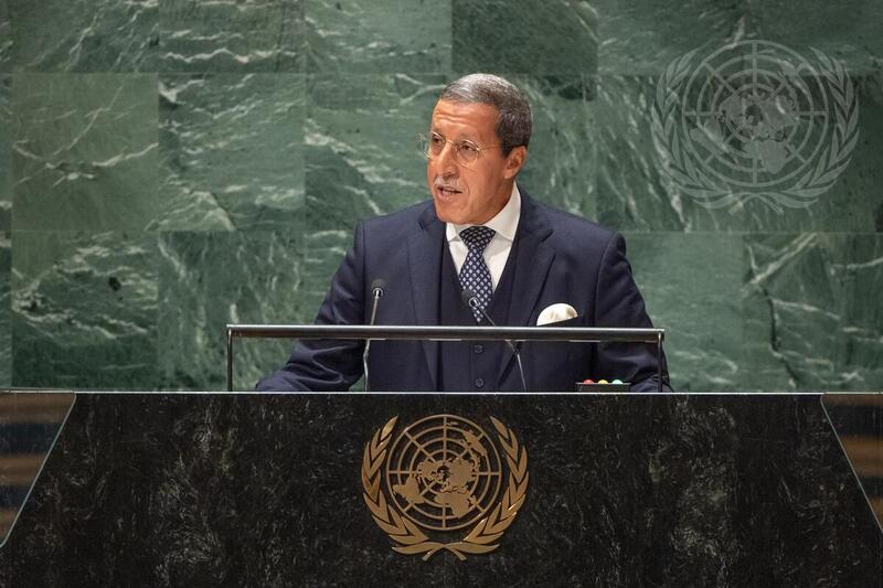 Permanent Representative of Morocco Addresses 78th Session of General Assembly Debate
