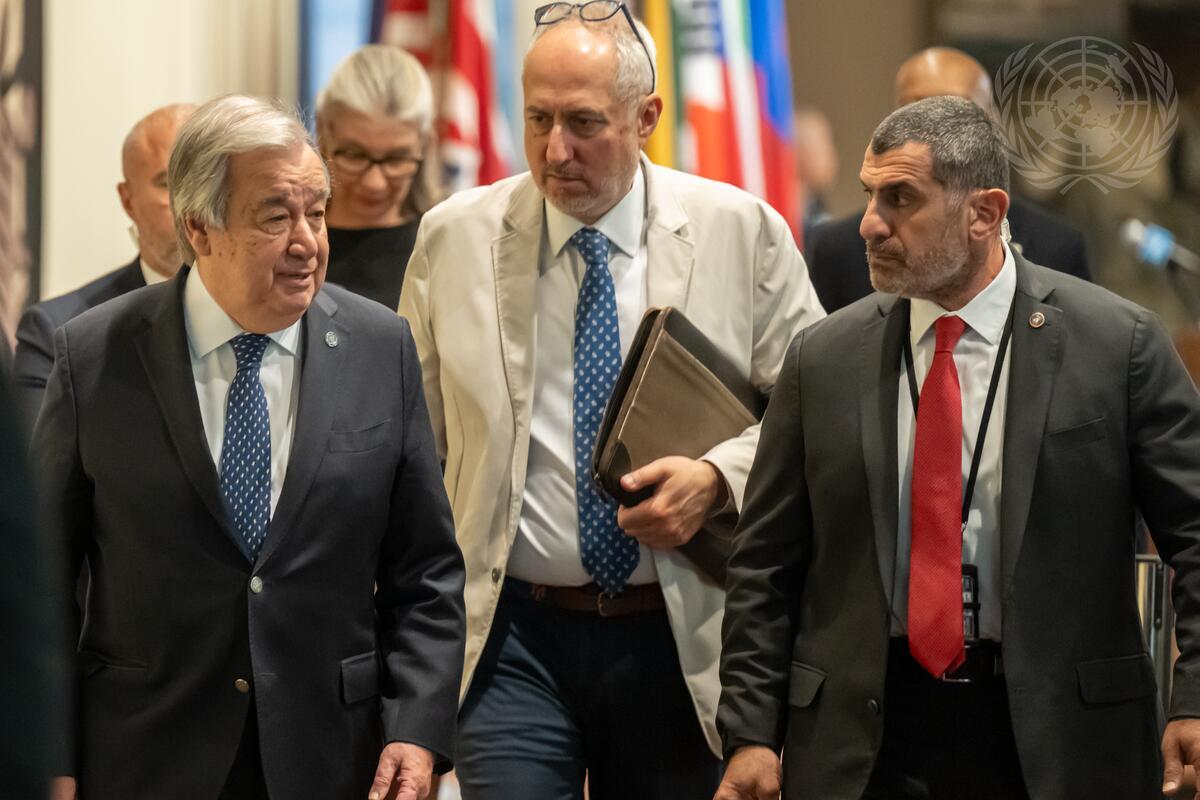 Secretary-General Briefs Press on Fallen UN Staff Members