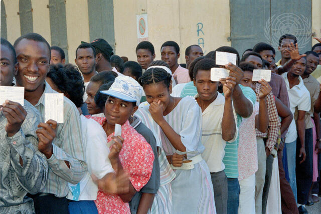 With International Support, Haitians go to the Polls