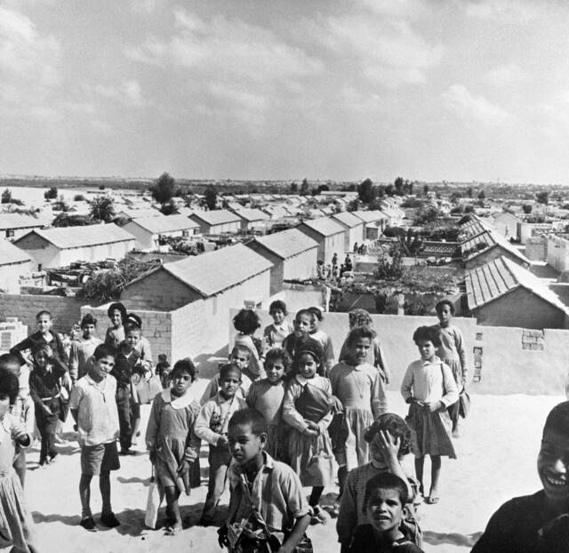 Khan Yunis Refugee Camp in Gaza