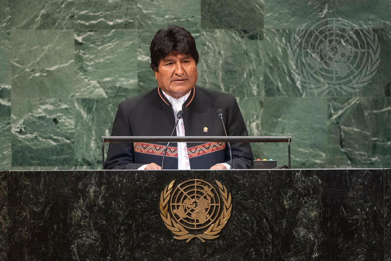 President of Bolivia Addresses General Assembly
