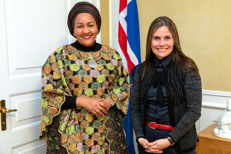 Deputy Secretary-General Meets with Prime Minister of Iceland