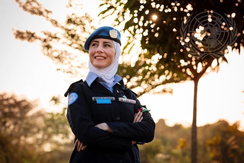 Photo Session with UNPOL Officers for International Women's Day