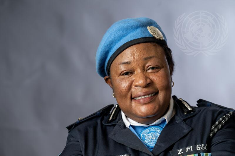 Portrait of UN Woman Police Officer of the Year