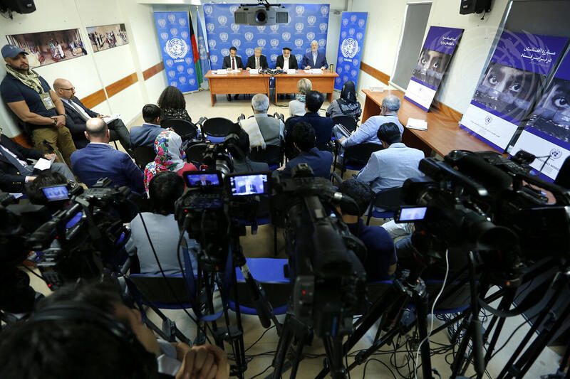 UNAMA Releases Report on Afghanistan's Fight Against Corruption