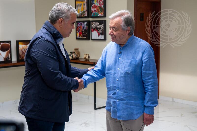 Secretary-General Visits Colombia on Fifth Anniversary of Final Peace Agreement
