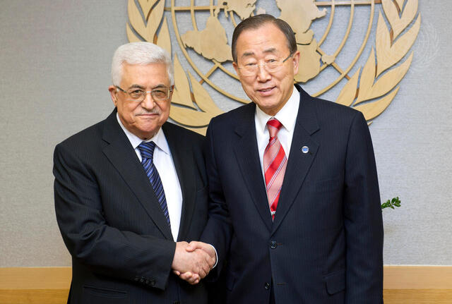 Secretary-General Meets President of Palestinian Authority