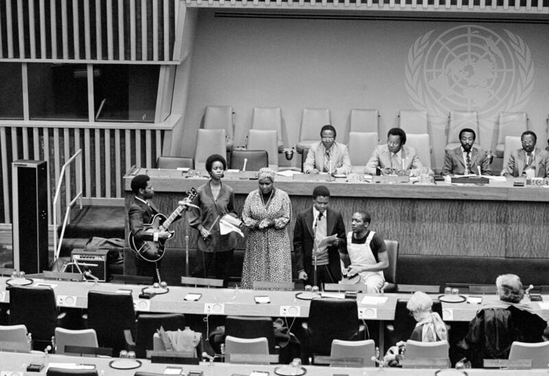 Plight of South African Women and Workers under Apartheid Discussed at Special Meeting