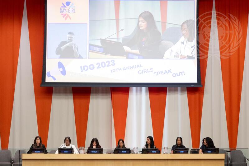 Event on International Day of the Girl on "Invest in Girls' Rights: Our Leadership, Our Well-being"