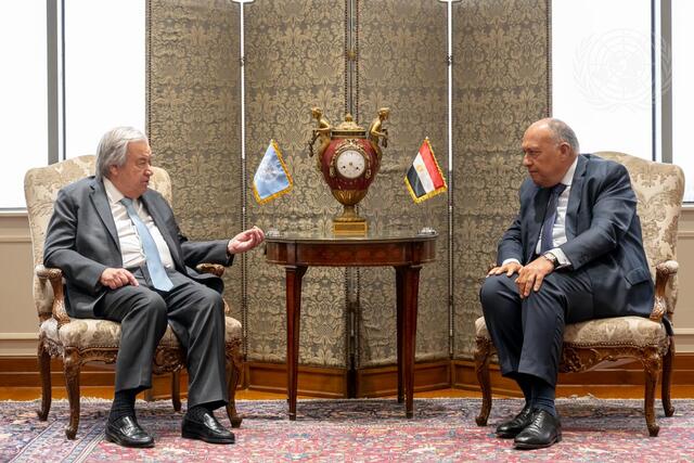 Secretary-General Meets with Minister for Foreign Affairs of Egypt