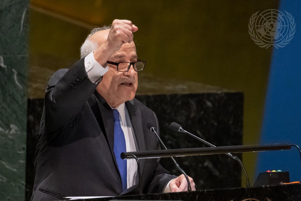 General Assembly Adopts Resolution Determining Palestine Qualified for UN Membership