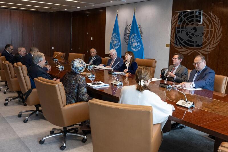 Secretary-General Meets Bureau of Economic and Social Council