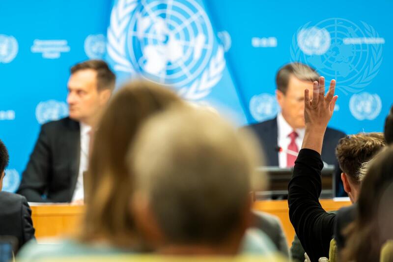 President of Security Council Briefs Press on Programme of Work