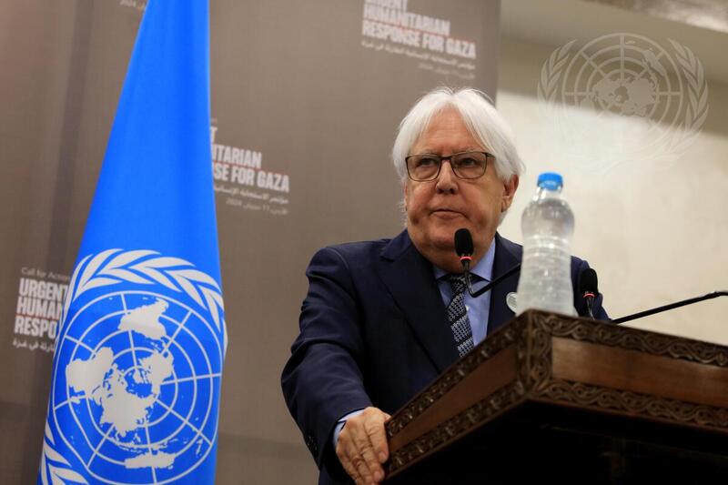 Under-Secretary-General for Humanitarian Affairs Briefs Press on Gaza