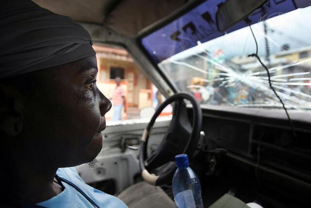 Haiti &quot;Cash for Work&quot; Employee Relies on Tap-Tap Taxi