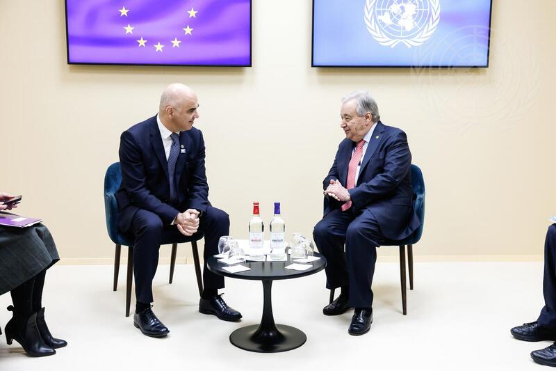 Secretary-General Meets with Secretary General of Council of Europe