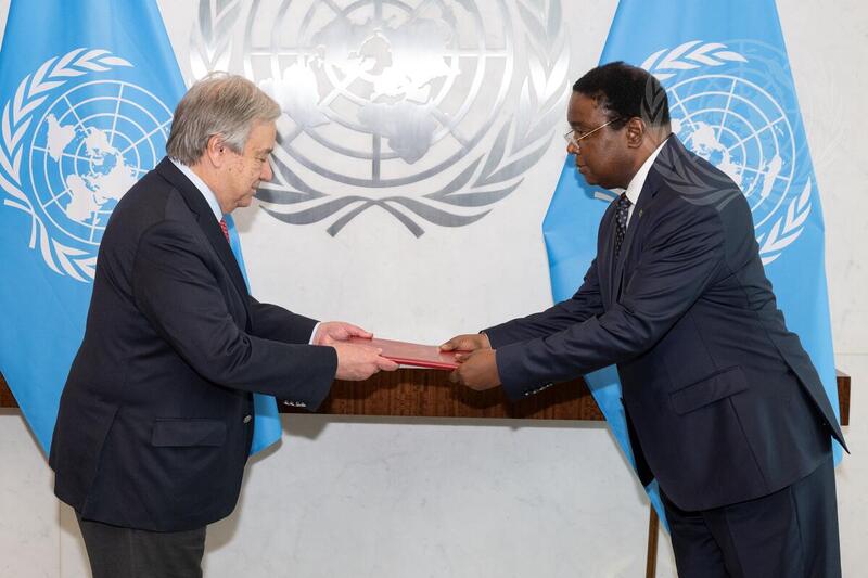 Permanent Representative of Tanzania Presents Credentials to Secretary-General
