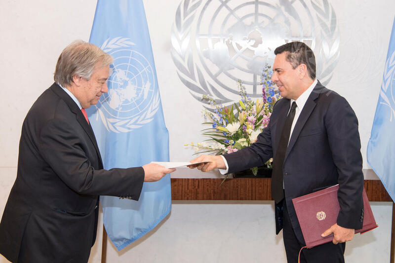 New Permanent Representative of Venezuela Presents Credentials