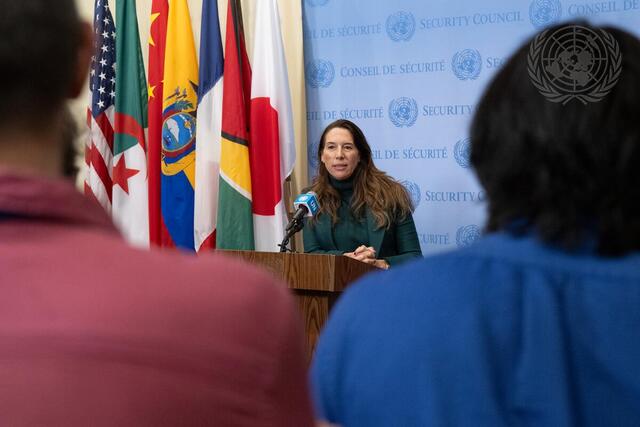 President of Security Council Briefs Press after Security Council Meets on Children and Armed Conflict